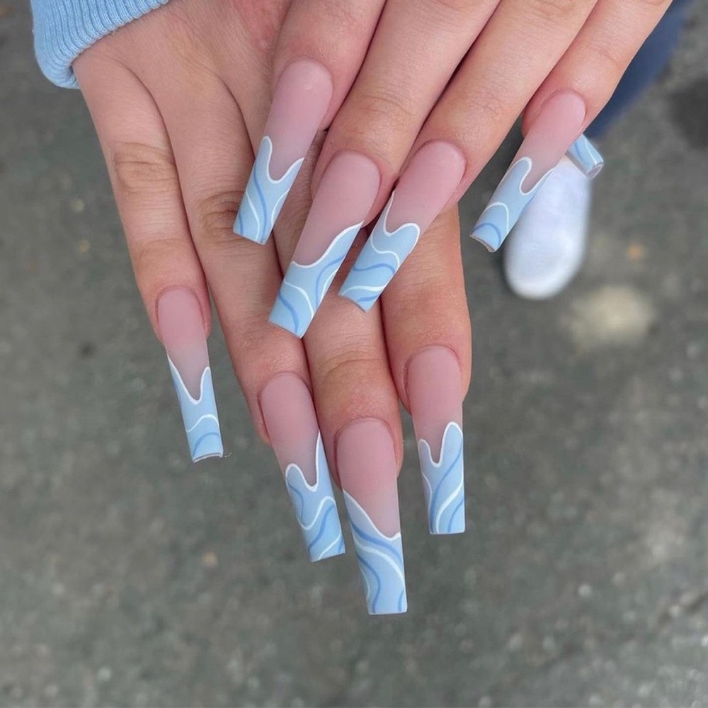 2022 Hot Style 24 Pcs Press Resuable Nails - Picture 2 of 5